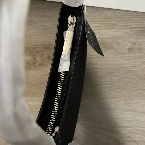 Kate Spade Black Sparkly Textured Shoulder Bag with Crescent Design NWT - Picture 8 of 12